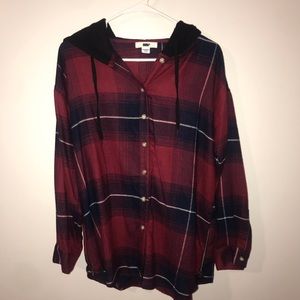 Flannel Hoodie